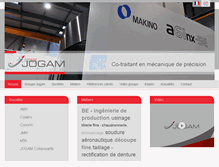 Tablet Screenshot of jogam.fr